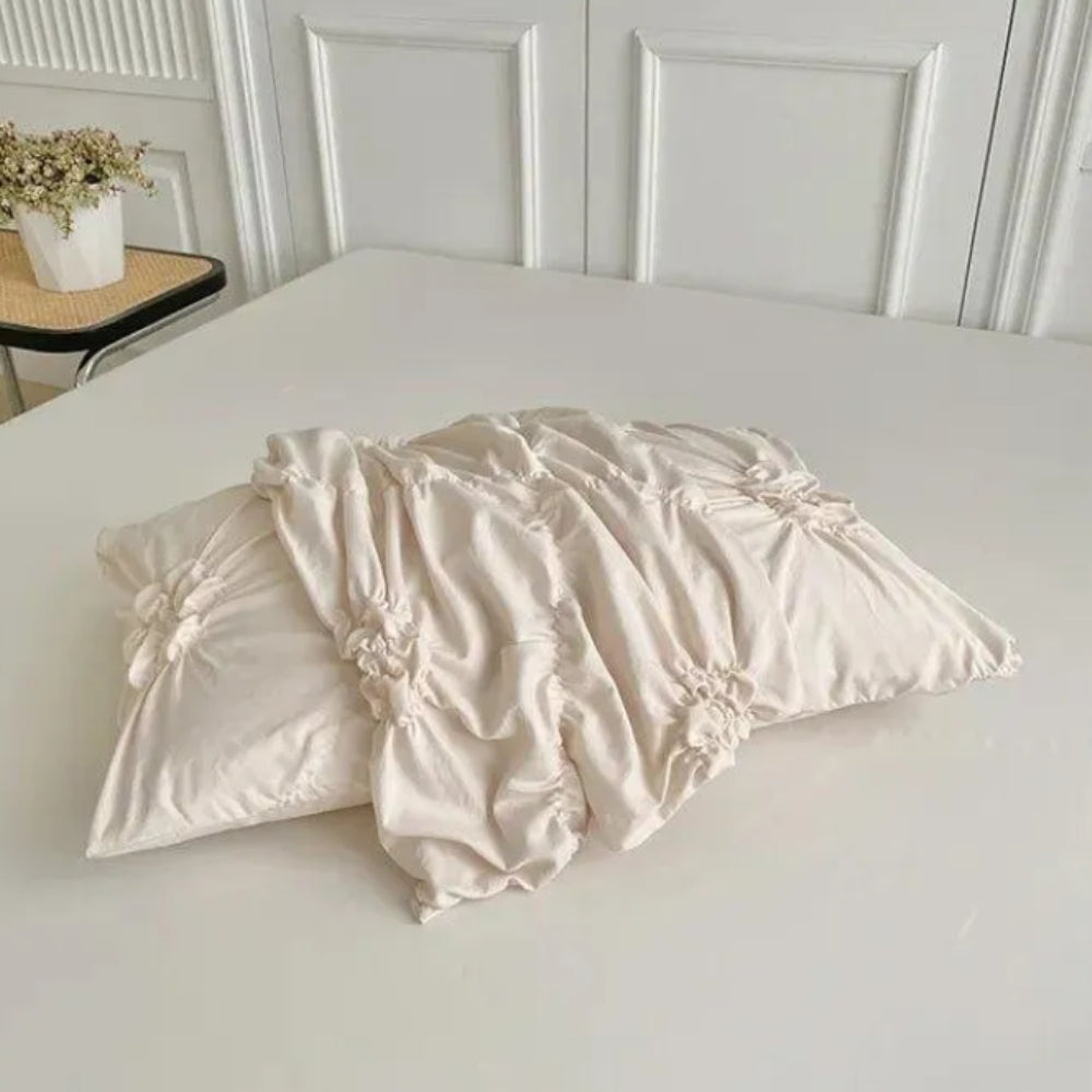 Ruffled Bloom Quilt Cover Set