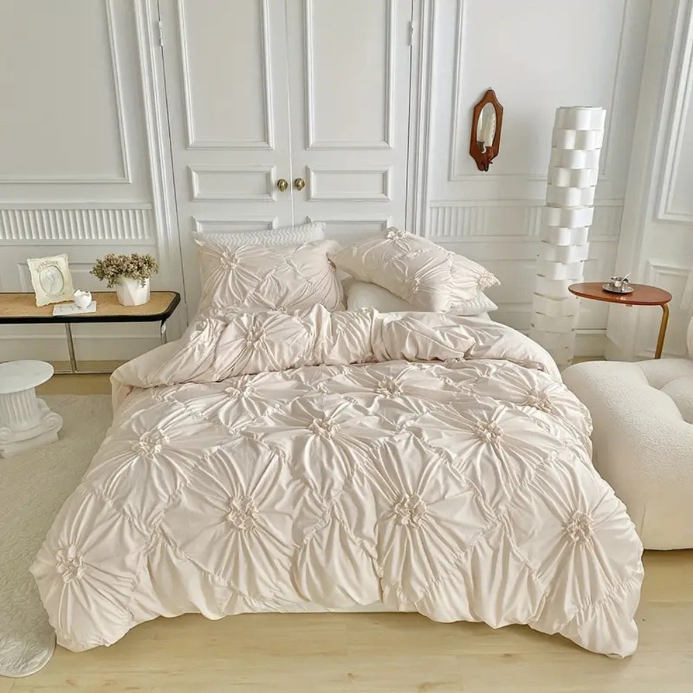 Ruffled Bloom Quilt Cover Set
