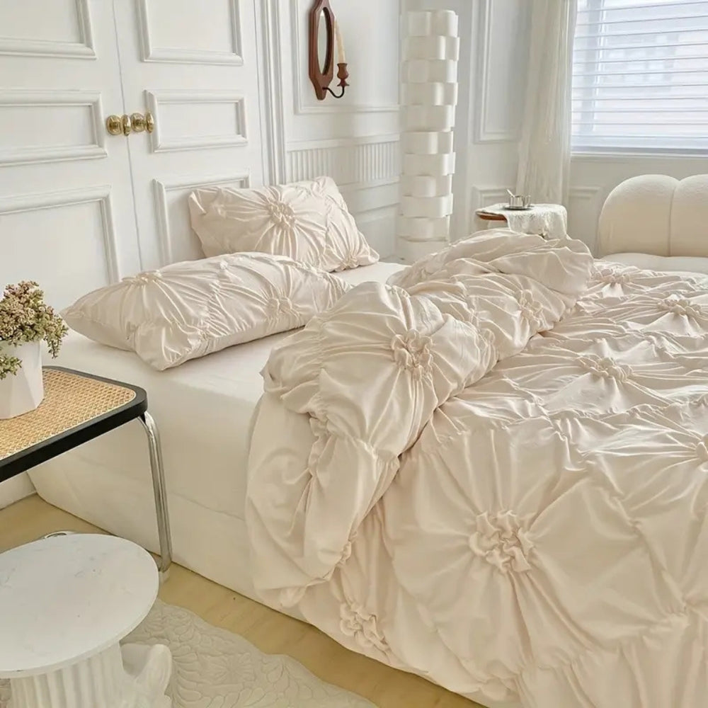 Ruffled Bloom Quilt Cover Set