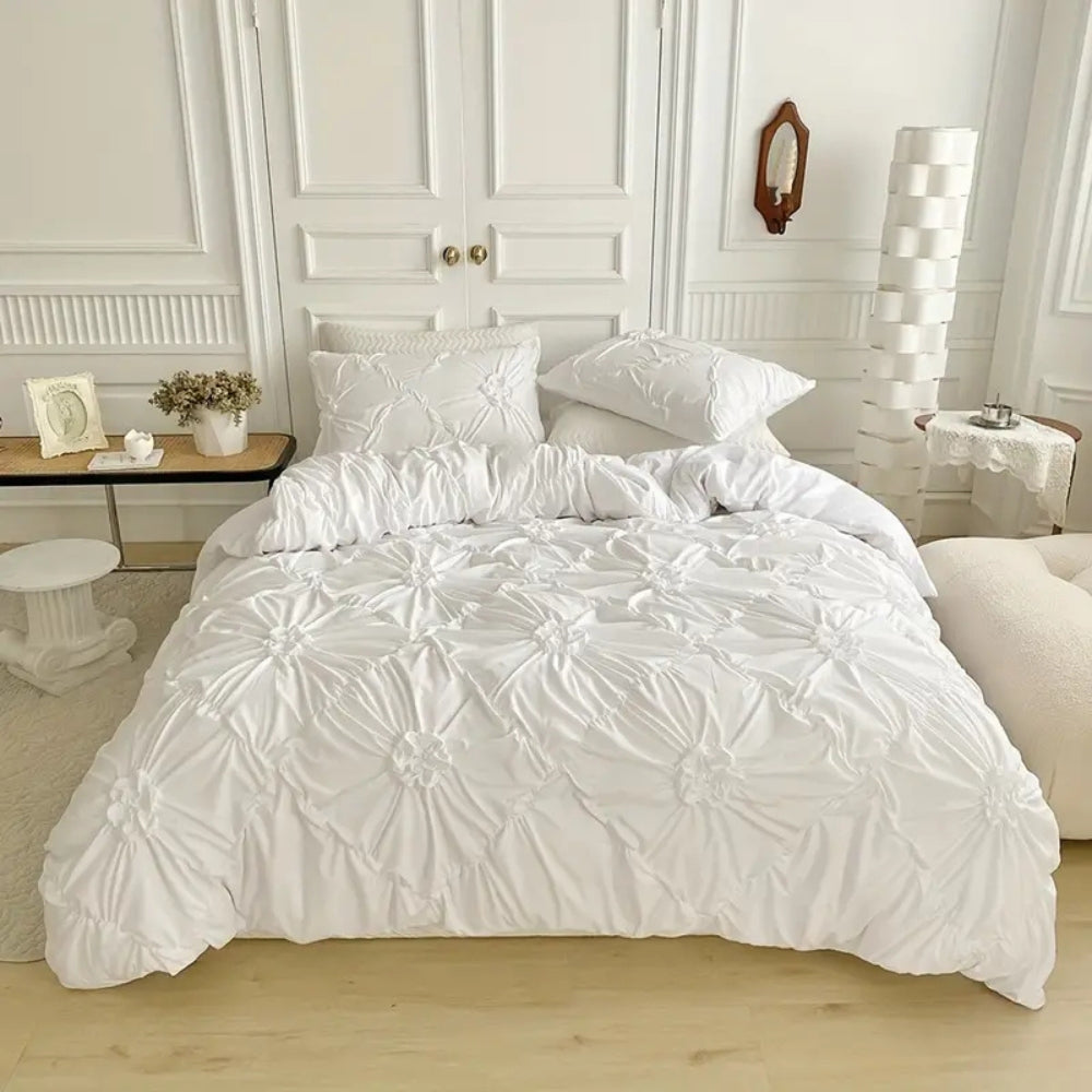 Ruffled Bloom Quilt Cover Set
