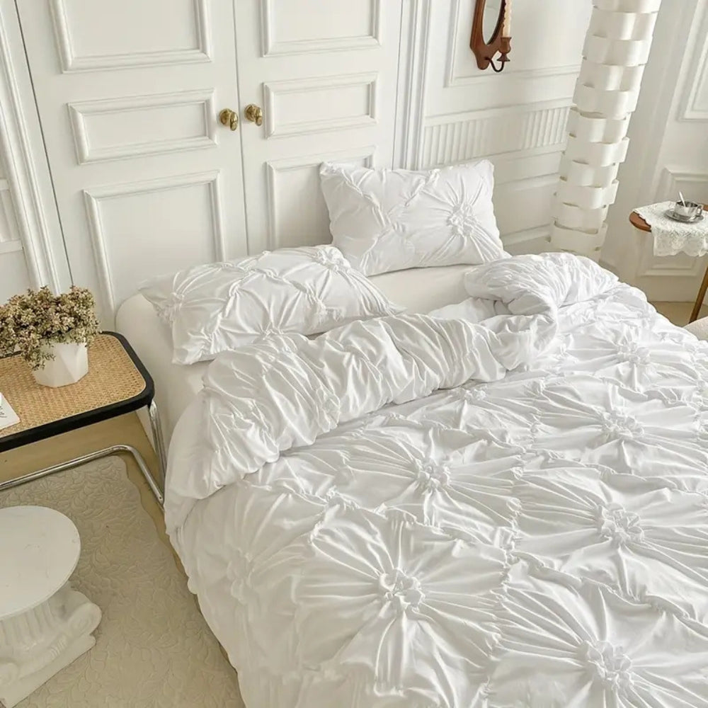 Ruffled Bloom Quilt Cover Set